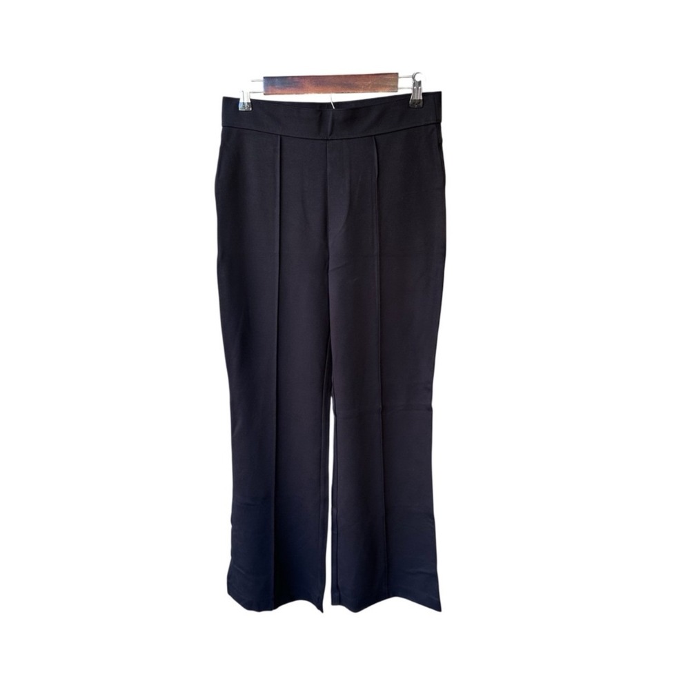 Modern Ambition Pants Black Wide Leg Technical Trousers High Rise Size Medium